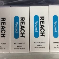 4 PACKS of J&J REACH DENTAL FLOSS - PROFESSIONAL SIZE - Dental Floss, Waxed, unflavored, 200 yds