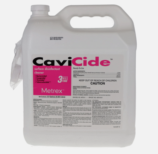 Case Pack 2: Metrex CaviCide 2.5 Gal. - Kill TB in 3 Minutes, HIV in 2 Minutes 13-1025