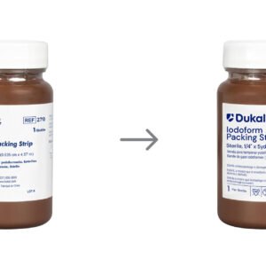 Alternative view of Dukal Plain Packing Strips, 1/4" x 5 yds 1 Bottle