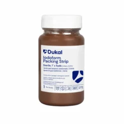 Dukal Iodoform 5% Packing Strips, 1" x 5 yds 1 Bottle