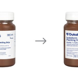 Alternative view of Dukal Plain Packing Strips, 1" x 5 yds 1 Bottle