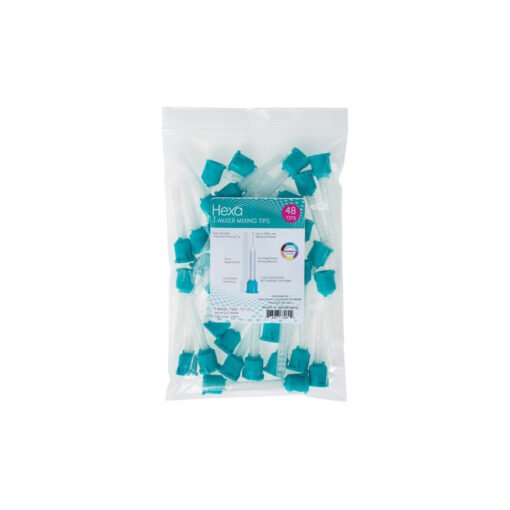 HP Style Mixing Tips - 1:1 / 2:1, Teal, Size Large (6.5mm) - 48 TIPS - Image 4
