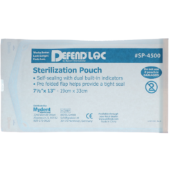 DEFEND PLUS Self Sealing Sterlization Pouches 7.5" x 13"