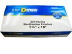 DEFEND PLUS Self Sealing Sterlization Pouches 5.25" x 10"