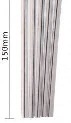 TMG 6" Disposable Saliva Ejector 100 pcs / Bag,  Clear/White tip
