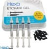 Hexa Etch Gel 37%, 2ml, 4 Syringes Blue