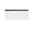 10" Vinyl Pouch- Black Zipper with Business card pocket - 144 / box