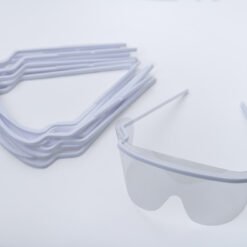 TMG Disposable Safety Glasses ( eye Shield ) White  Frame- 10pcs / Bag