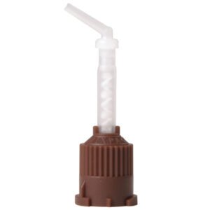 DENTAL MIXING TIPS With long Intra oral Endo Tip Brown/White 48/pk