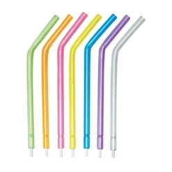 Disposable Air Water Syringe tips white Core / color Tip, Clear- 250/Bag