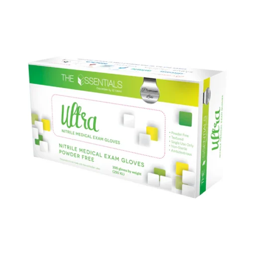 3D Dental Essentials Powder free Ultra Nitrile Exam Gloves Size M 300/BX