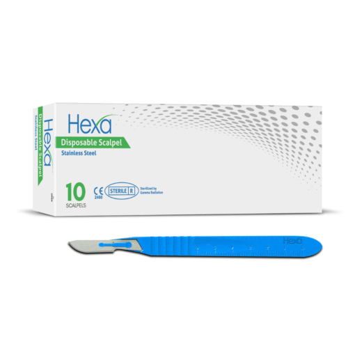 Scalpels Disposable Stainless Steel 10/Box - Image 2