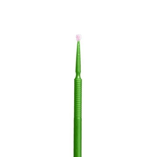 TMG Disposable Micro Applicators (Microbrush)  Regular Green - 100 pcs / Bottle - 4 Bottle / Case