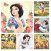 Snow White - 6 Assorted Stickers 100 Roll