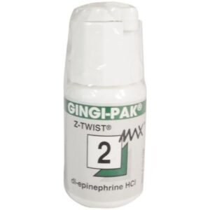 Gingi-Pak MAX Z-Twist Weave - #2 Medium with Epinephrine, 100% Cotton, 108"
