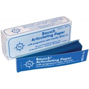 Bausch .008" (200 microns) BLUE Articulating Paper Strips, Box with 300 Strips