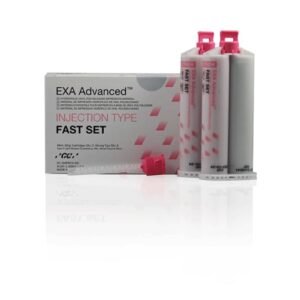EXA Advanced VPS Fast Set Injection Refill Kit - 2 x 48mL Cartridges & 6 Mixing Tips