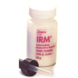 IRM Powder, Ivory shade, 38 Gm. Bottle. ZOE Intermediate Restorative Material