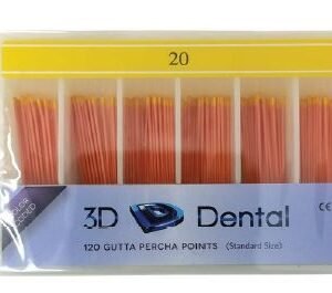 3D Dental Gutta Percha Points Bulk 120/Pk #10