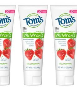 Toms® Children Fluoride Strawberry Toothpaste Pack of 3