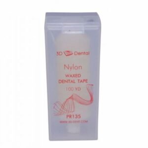 3D Dental Tape Floss Waxed 100yd