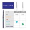 3D Dental Curettage (Gingival), Diamond, Bur, Medium, 879K-016M 10/Pk
