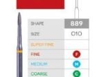 3D Dental, Flame, Diamond, Bur, Coarse, 889-010C 10/Pk