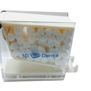 3D Dental Cotton Roll Dispenser Pull Style White