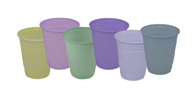 3D Dental Plastic Cups 5oz. 1000/Cs Yellow