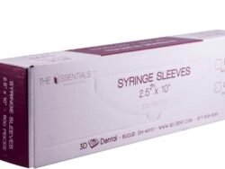3D Dental Syringe Sleeves 500/Pk Clear