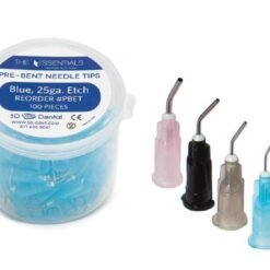 3D Dental ESSENTIALS PRE BENT NEEDLE TIP 25G BLUE 100/JAR