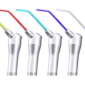 3D Dental Crystal Tip Type Air/Water Tips Plastic Core Rainbow 1600/Pk