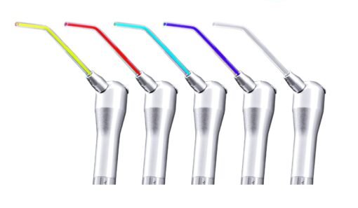 3D Dental Crystal Tip Type Air/Water Tips Plastic Core Rainbow 1600/Pk