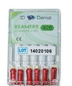 3D Dental Reamers SS 21mm #06 6/Pk