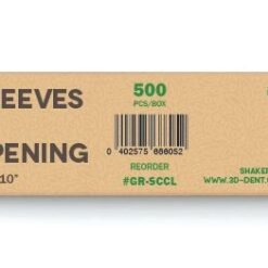 3D Dental- Syringe Sleeves Biodegradable 500/Box 2 1/2 X 10 Box/500