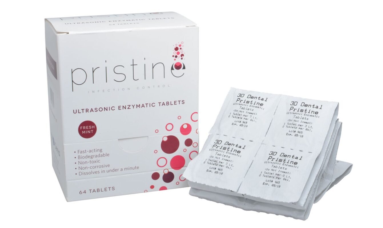 3D Dental PRISTINE ULTRASONIC CLEANING TABLETS BOX/64
