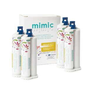 Mimic 3D Dental VPS Vinyl Polysiloxane Impression Material 4/Pk Heavy Body Fast Set