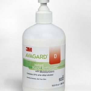 Hand Sanitizer 3M™ Avagard™ D 16 oz. Ethyl Alcohol Gel Pump Bottle