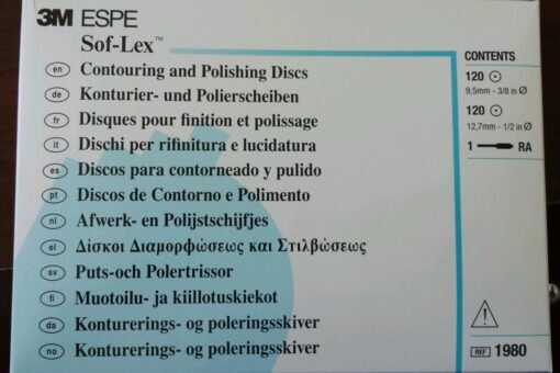 3M ESPE Sof-Lex contour/polish disc kit, 240 assorted discs