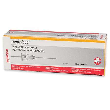 SEPTODONT SEPTOJECT NEEDLES - Dental Needle, 27G Long