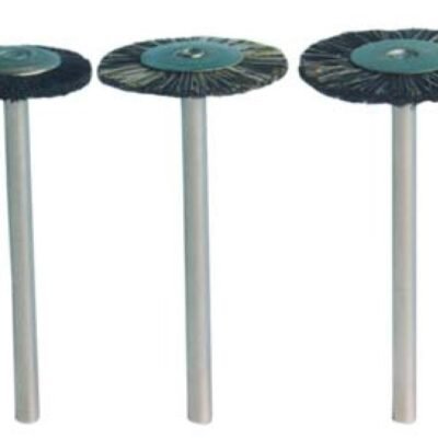  Buffalo Brushes, Abbott-Robinson – Straight HP Mounted- Single Pkgs. of 12 (1 Dozen) #9 X-Stiff