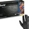 Bold Nitrile Powder-Free Examination Gloves 100/box- X SMALL ( Black )