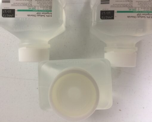 B BRAUN 500mL 0.9% Sodium Chloride Irrigation USP in Plastic Container