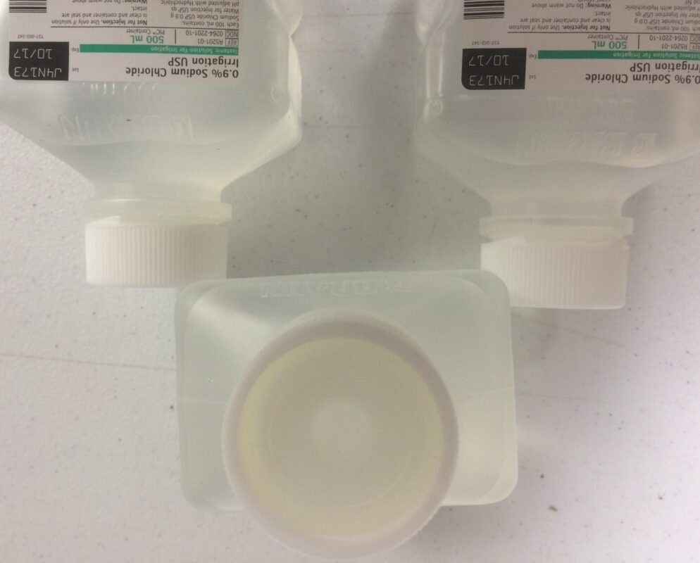 B BRAUN 500mL 0.9% Sodium Chloride Irrigation USP in Plastic Container