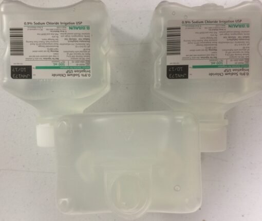 B BRAUN 500mL 0.9% Sodium Chloride Irrigation USP in Plastic Container