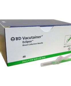 BD VACUTAINER ECLIPSE BLOOD COLLECTION  Needle, 21G x 1" Thin Wall, 48/pk