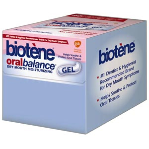 Biotene Dry Mouth Oral Balance Gel- Moisturizing Gel, 25 Sachets 0.11oz each