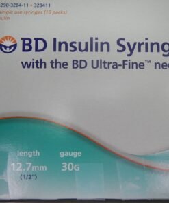 BD Insulin Syringes - w BD Ultra-Fine Needle - 1ml / 1cc , 12.7mm, 30G, 100/Box Sterile (Rx)