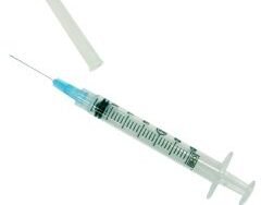 BD 3ml Syringe - Luer-Lok Tip with BD PrecistionGlide Needle 25G x 5/8 Pck 100