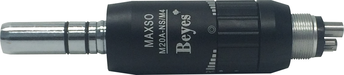 Beyes Dental Canada Inc. Air Motors - M20A-NS/M4, Air Motor, M4 Backend, Non-Spray, Non-Optic, 20K